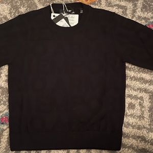 Emporio Armani kids Wool-blend jumper with EMPORIO ARMANI jacquard lettering